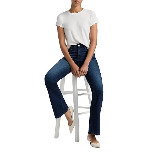 New AG Women's Farrah High Rise Boot Cut Jeans Rockwell Size 29x32 - Picture 2 of 8